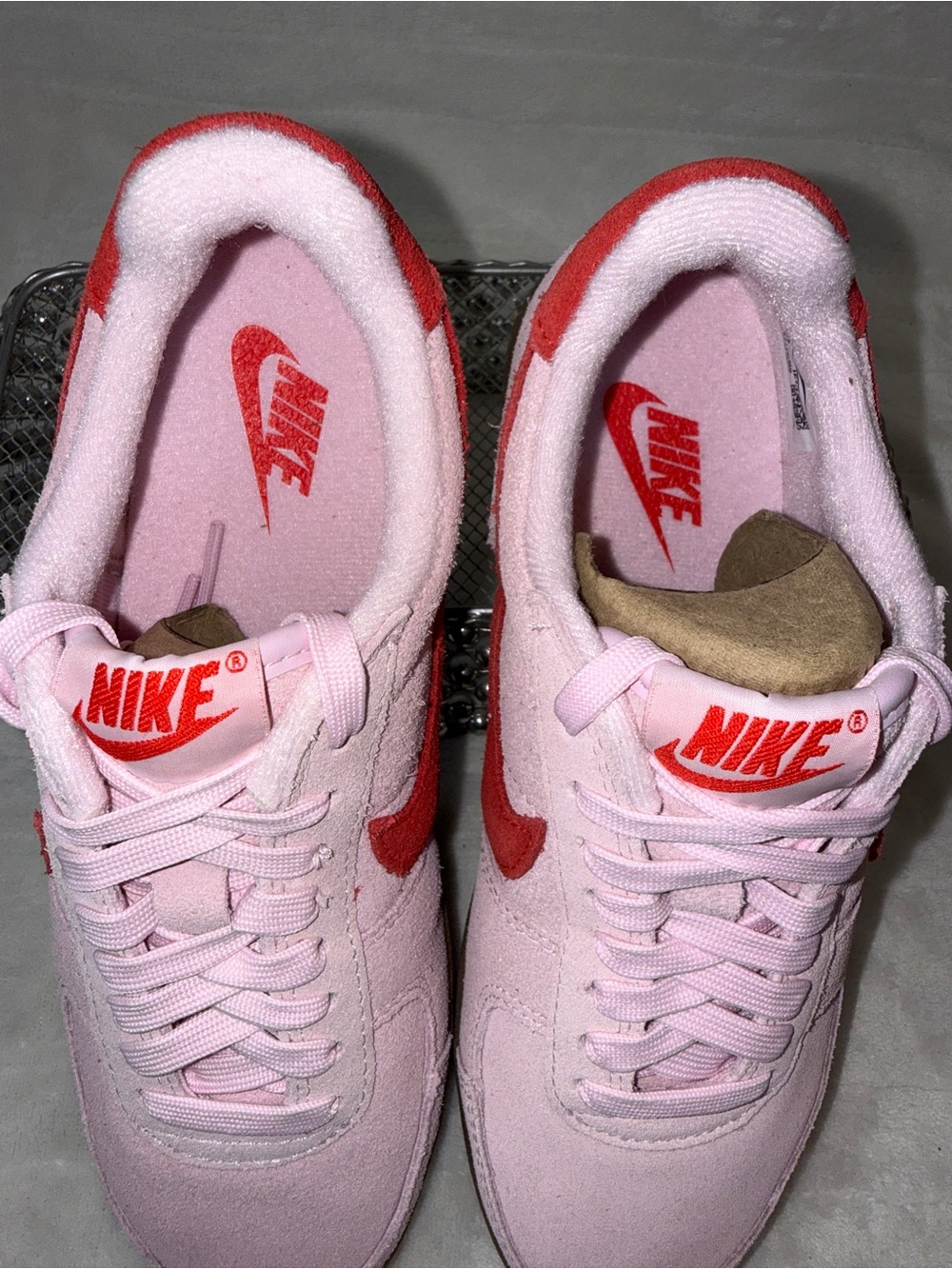 Nike Cortez TXT Pink Red White Sz 6.5Y 8Women. Style HF9994-600 - Picture 8 of 16